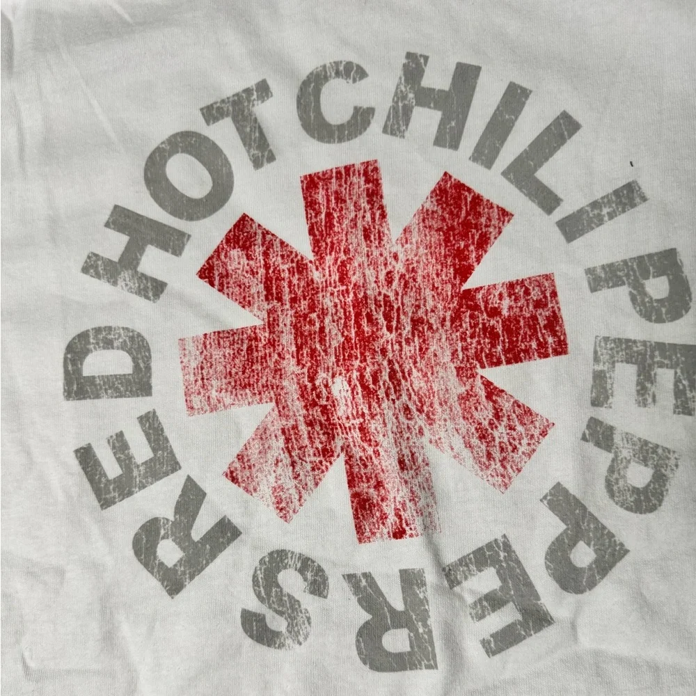 NWOT- Red Hot Chili Peppers White Unisex T-Shirt